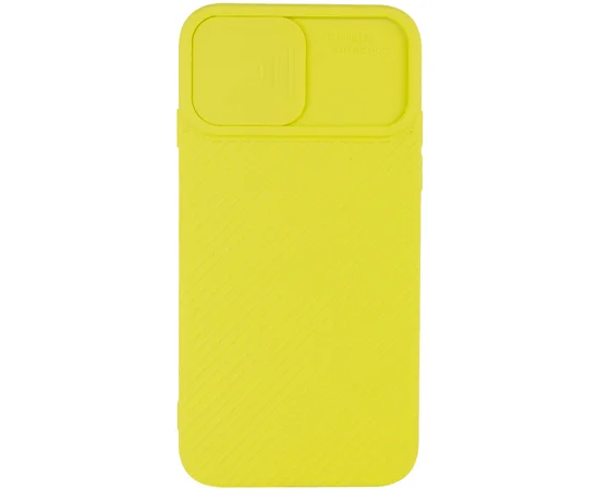 Чехол Camshield Square TPU со шторкой для камеры для Apple iPhone 7 / 8 / SE (2020) (4.7") Желтый