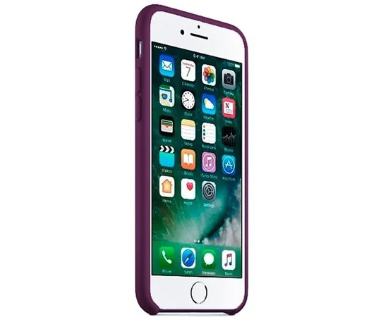 Чехол Silicone case (A) для Apple iPhone 7 / 8 (4.7") Фиолетовый / Grape