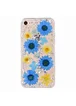 TPU чехол "Flowers and tinsel " для Apple iPhone 7 / 8 (4.7") Маргаритки синие
