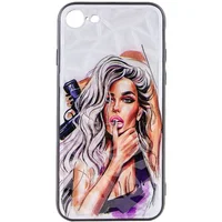 TPU+PC чехол Prisma Ladies для Apple iPhone 7 / 8 / SE (2020) (4.7") Purple