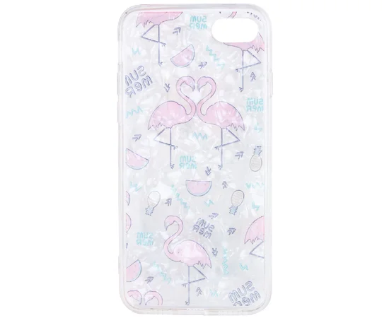 Накладка Glue Case Фламинго для Apple iPhone 7 / 8 (4.7") Белый