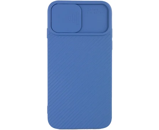 Чехол Camshield Square TPU со шторкой для камеры для Apple iPhone 7 / 8 / SE (2020) (4.7") Синий