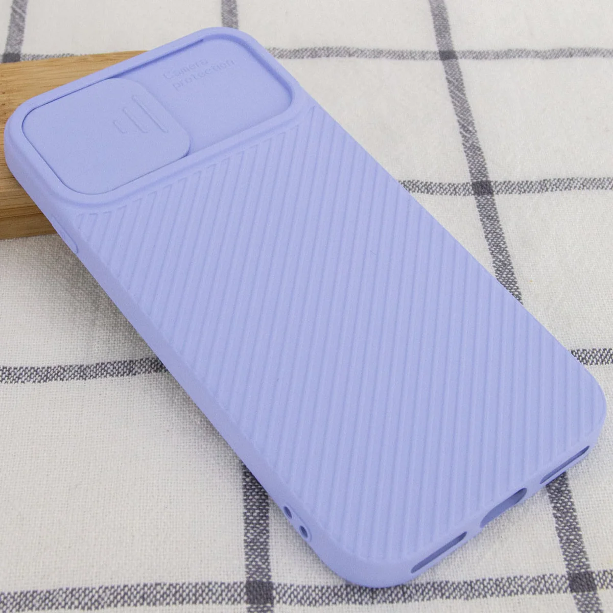 Чехол Camshield Square TPU со шторкой для камеры для Apple iPhone 7 / 8 / SE (2020) (4.7") Голубой