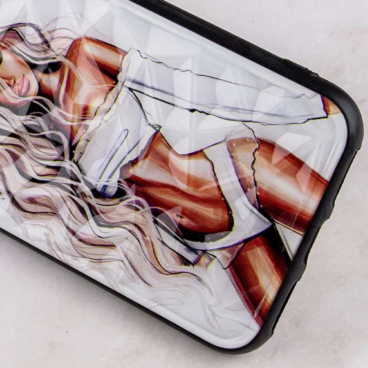 TPU+PC чехол Prisma Ladies для Apple iPhone 7 / 8 / SE (2020) (4.7") White