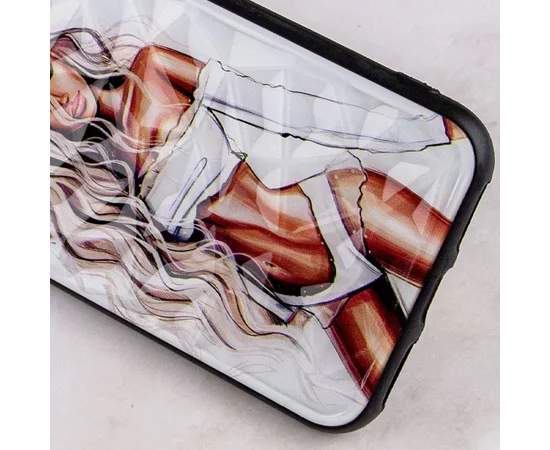 TPU+PC чехол Prisma Ladies для Apple iPhone 7 / 8 / SE (2020) (4.7") White