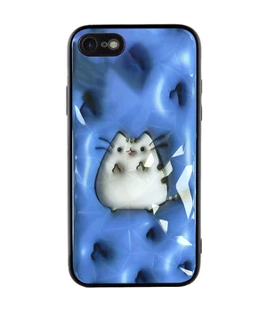 TPU+PC чехол Prisma Fluffie для Apple iPhone 7 / 8 / SE (2020) (4.7") Pusheen