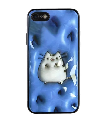 TPU+PC чехол Prisma Fluffie для Apple iPhone 7 / 8 / SE (2020) (4.7") Pusheen