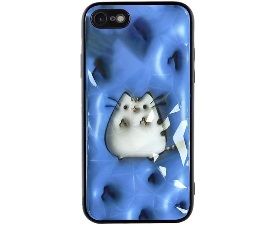 TPU+PC чехол Prisma Fluffie для Apple iPhone 7 / 8 / SE (2020) (4.7") Pusheen