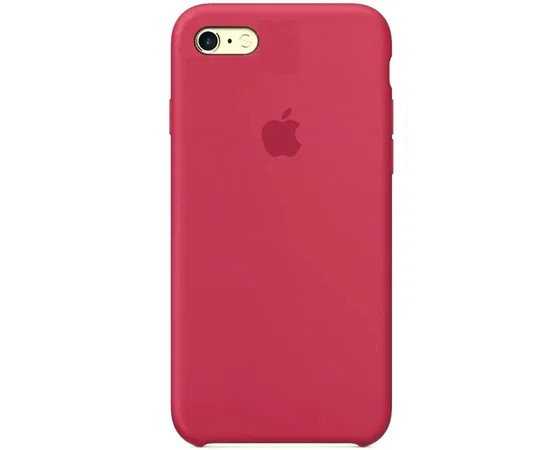 Чехол Silicone case (A) для Apple iPhone 7 / 8 (4.7") Розовый  / Rose red