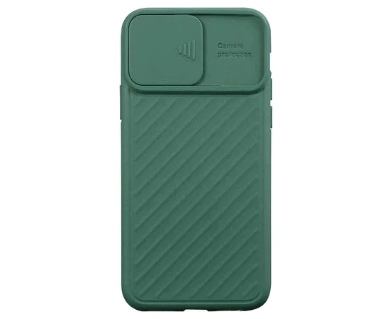 Чехол Camshield TPU со шторкой защищающей камеру для Apple iPhone 6 / 7 / 8 (4.7") Зеленый