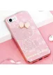 TPU+Glass чехол TYBOMB Dimond Brand для Apple iPhone 7 / 8 (4.7") Розовый/Hello Kitty