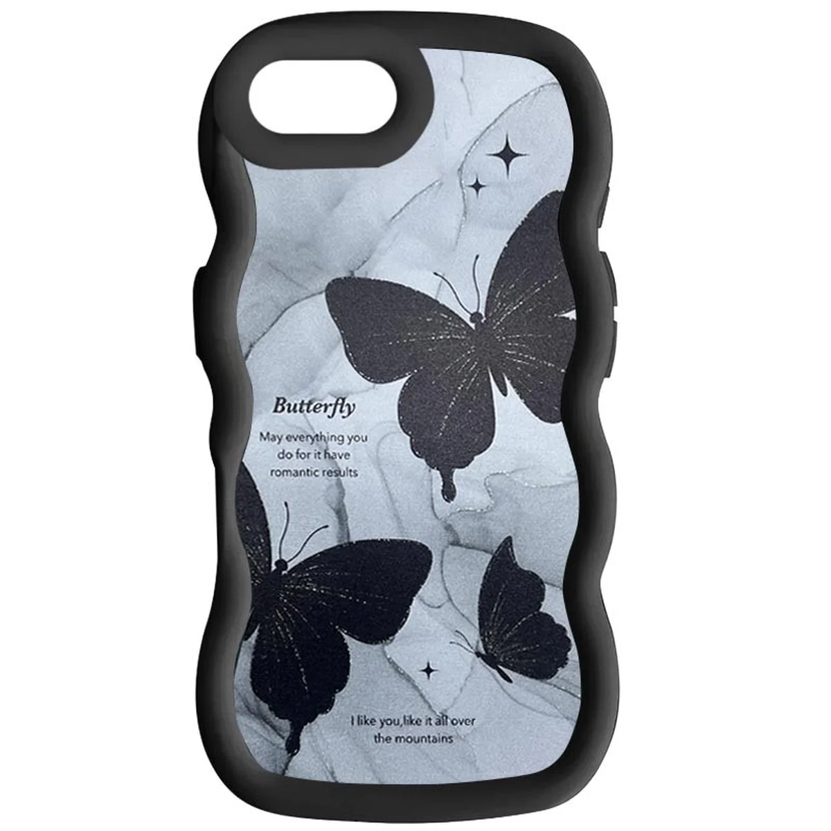 Чохол TPU Cloudy Pictures для Apple iPhone 7 / 8 / SE (2020) / SE (2022) (4.7") Butterflies