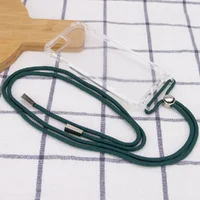 Чохол TPU Crossbody Transparent для Apple iPhone 7/8 / SE (2020) (4.7 ") Зелений / Forest green