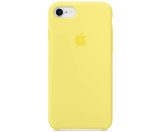 Чехол Silicone case (AAA) для Apple iPhone 7 / 8 (4.7") Желтый / Lemonade
