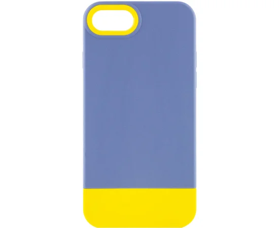 Чехол TPU+PC Bichromatic для Apple iPhone 7 / 8 / SE (2020) (4.7") Blue / Yellow