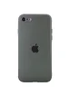 TPU+Glass чехол Matte Candy Full camera для Apple iPhone 7 / 8 / SE (2020) (4.7") Зеленый