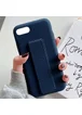 Чехол Silicone Case Hand Holder для Apple iPhone 7 / 8 / SE (2020) (4.7") Темно-синий / Midnight blue