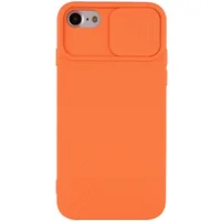 Чехол Camshield Square TPU со шторкой для камеры для Apple iPhone 7 / 8 / SE (2020) (4.7") Оранжевый