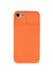 Чехол Camshield Square TPU со шторкой для камеры для Apple iPhone 7 / 8 / SE (2020) (4.7") Оранжевый