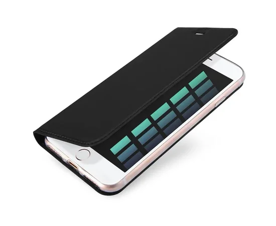 Чехол-книжка Dux Ducis с карманом для визиток для Apple iPhone 7 / 8 / SE (2020) (4.7") Черный