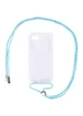 Чехол TPU Crossbody Transparent для Apple iPhone 7 / 8 / SE (2020)(4.7") Бирюзовый