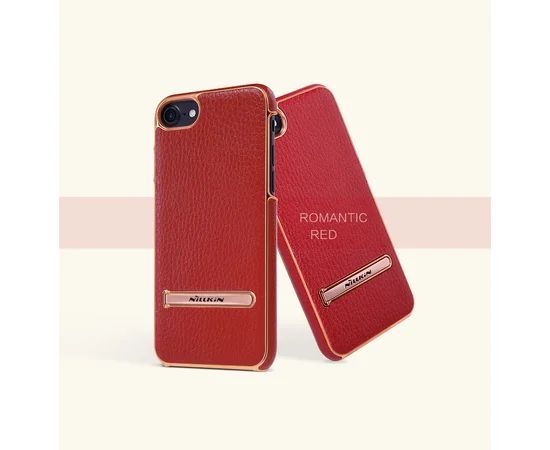 Кожаная накладка с подставкой Nillkin M-Jarl Series для Apple iPhone 7 / 8 (4.7") Красный