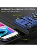Ударопрочный чехол Camshield Army Ring для Apple iPhone 7 / 8 / SE (2020) (4.7") Синий / Navy
