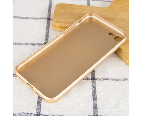 TPU+Glass чехол GLOSSY Logo Full camera для Apple iPhone 7 / 8 / SE (2020) (4.7") Золотой