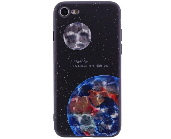 TPU чехол YCT Brilliant для Apple iPhone 7 / 8 (4.7") Планета Земля
