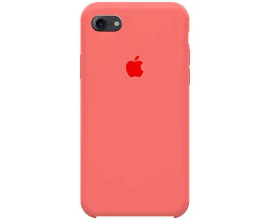 Чехол Silicone case (A) для Apple iPhone 7 / 8 (4.7") Розовый  / Barbie pink