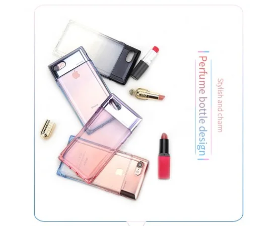 TPU+PC чехол Rock Crystal Series для Apple iPhone 7 / 8 (4.7") Черный / Transparent black