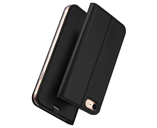 Чехол-книжка Dux Ducis с карманом для визиток для Apple iPhone 7 / 8 / SE (2020) (4.7") Черный