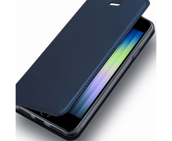 Чехол-книжка Dux Ducis с карманом для визиток для Apple iPhone 7 / 8 / SE (2020) (4.7") Синий