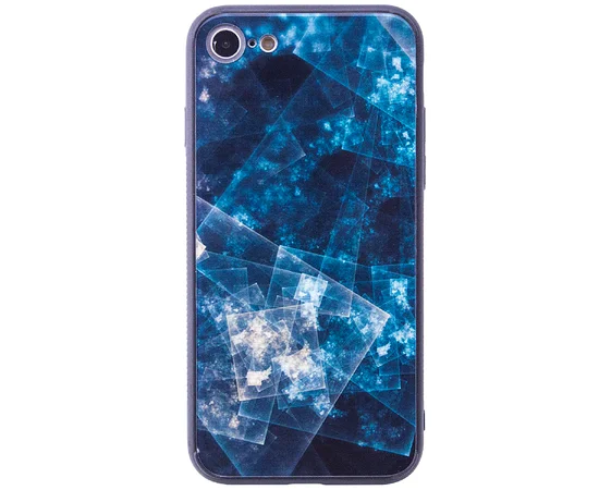 TPU+Glass чехол YCT для Apple iPhone 7 / 8 (4.7")  Изумрудный