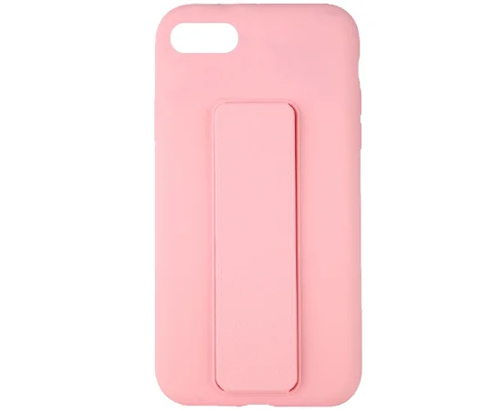 Чехол Silicone Case Hand Holder для Apple iPhone 7 / 8 / SE (2020) (4.7") Розовый / Pink
