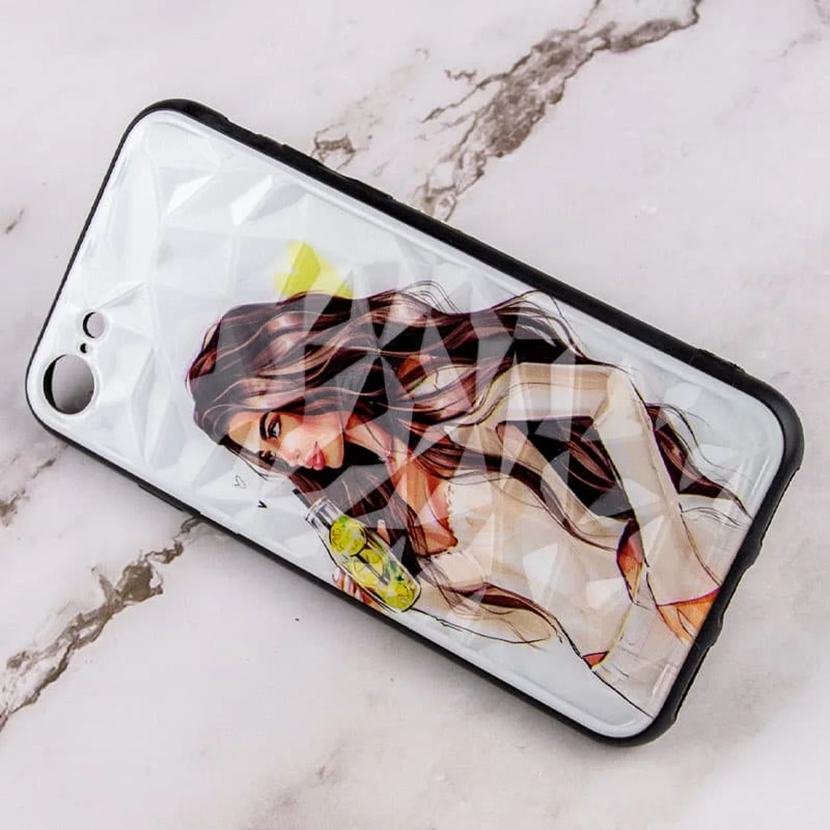 TPU+PC чехол Prisma Ladies для Apple iPhone 7 / 8 / SE (2020) (4.7") Yellow