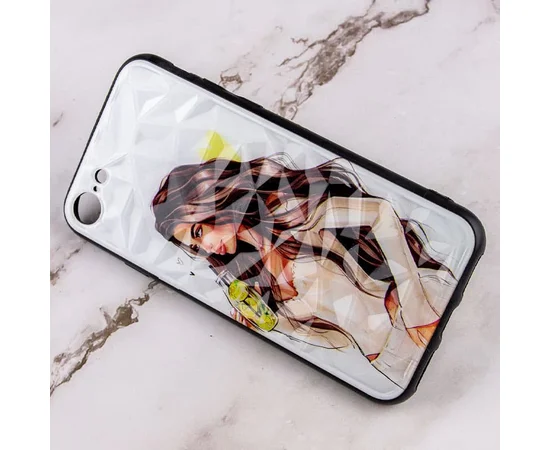 TPU+PC чехол Prisma Ladies для Apple iPhone 7 / 8 / SE (2020) (4.7") Yellow