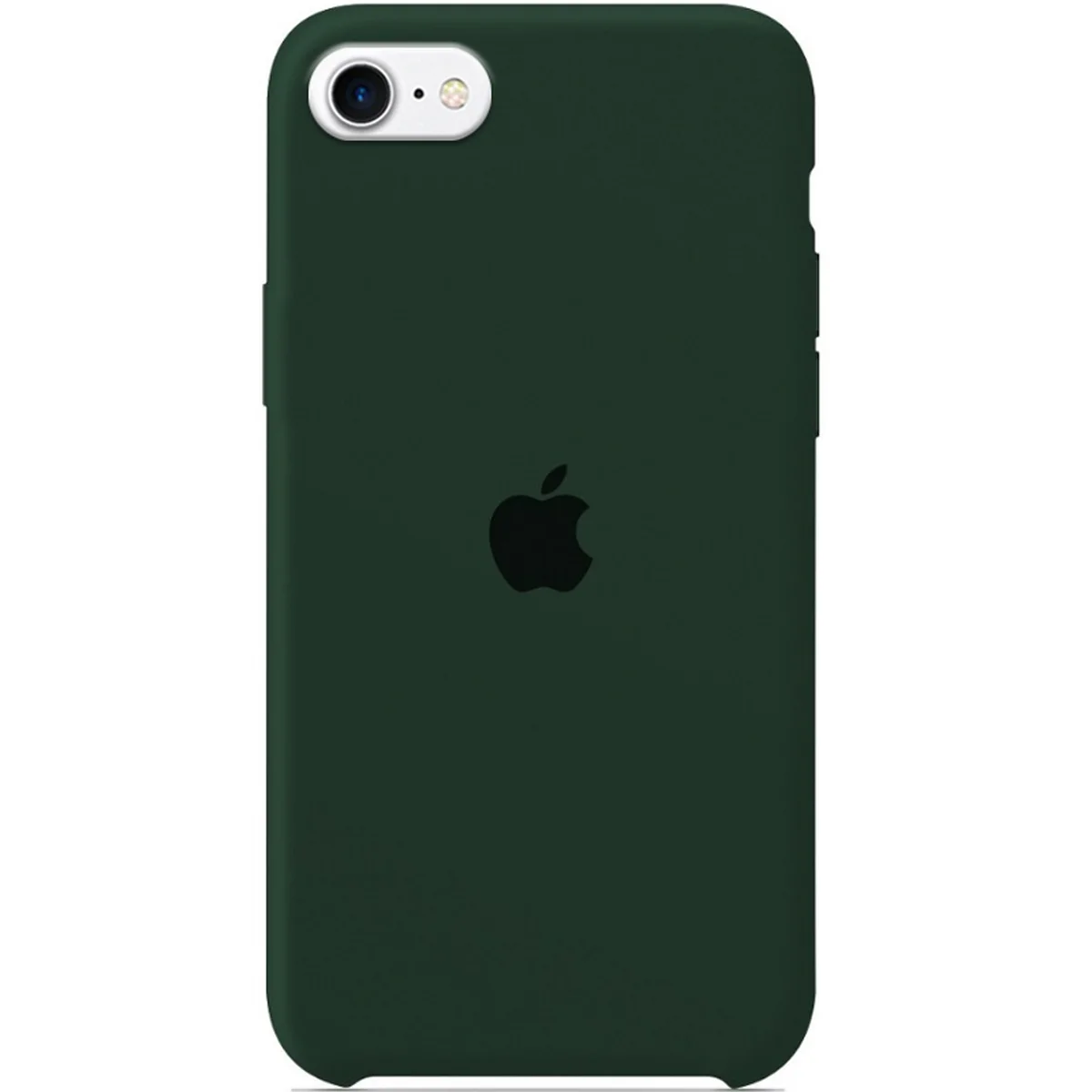 Чохол Silicone Case (AA) для Apple iPhone SE (2020) Зелений / Forest green