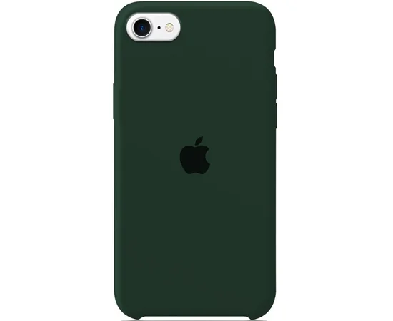 Чехол Silicone Case (AA) для Apple iPhone SE (2020) Зеленый / Forest green