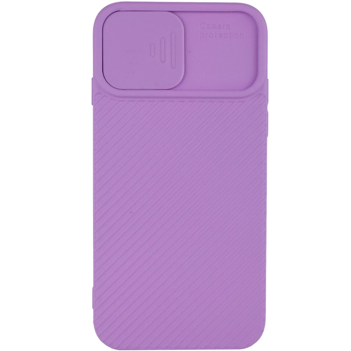 Чехол Camshield Square TPU со шторкой для камеры для Apple iPhone 7 / 8 / SE (2020) (4.7") Сиреневый