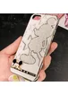 TPU+Glass чехол TYBOMB Dimond Brand для Apple iPhone 7 / 8 (4.7") Белый/Микки Маус