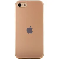 TPU+Glass чехол Matte Candy Full camera для Apple iPhone 7 / 8 / SE (2020) (4.7") Золотой