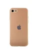 TPU+Glass чехол Matte Candy Full camera для Apple iPhone 7 / 8 / SE (2020) (4.7") Золотой