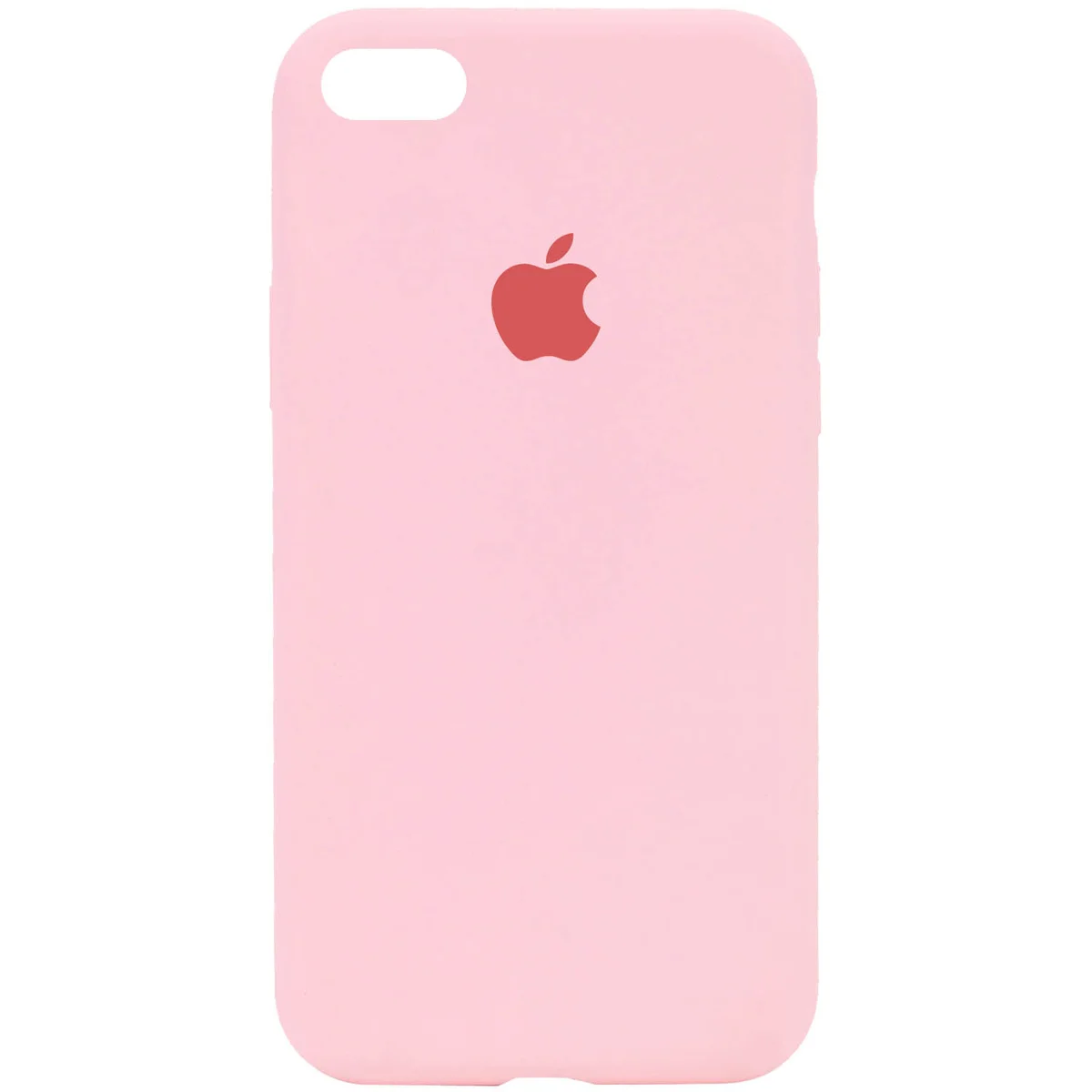 Чехол Silicone Case Full Protective (AA) для Apple iPhone 7 / 8 / SE (2020) (4.7") Розовый / Peach