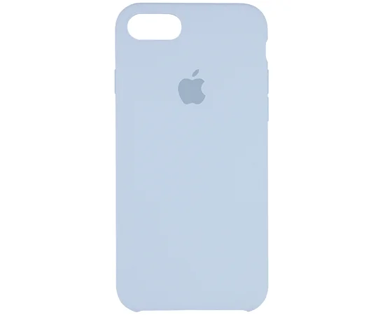 Чехол Silicone case (AAA) для Apple iPhone 7 / 8 (4.7") Голубой / Sky Blue