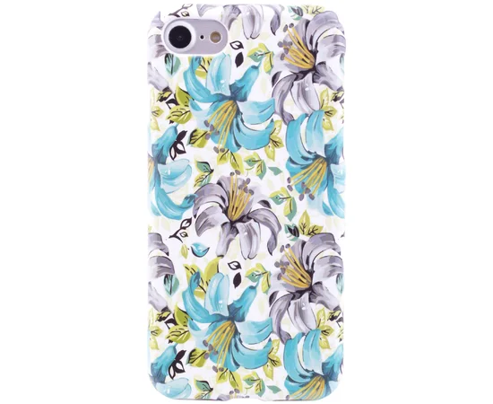 Tpu чехол "SM" светящийся (Glow in the Dark) для Apple iPhone 7 / 8 (4.7") Белый