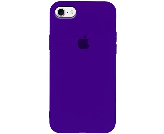 Чехол Silicone Case Slim Full Protective для Apple iPhone 7 / 8 (4.7") Фиолетовый / Purple