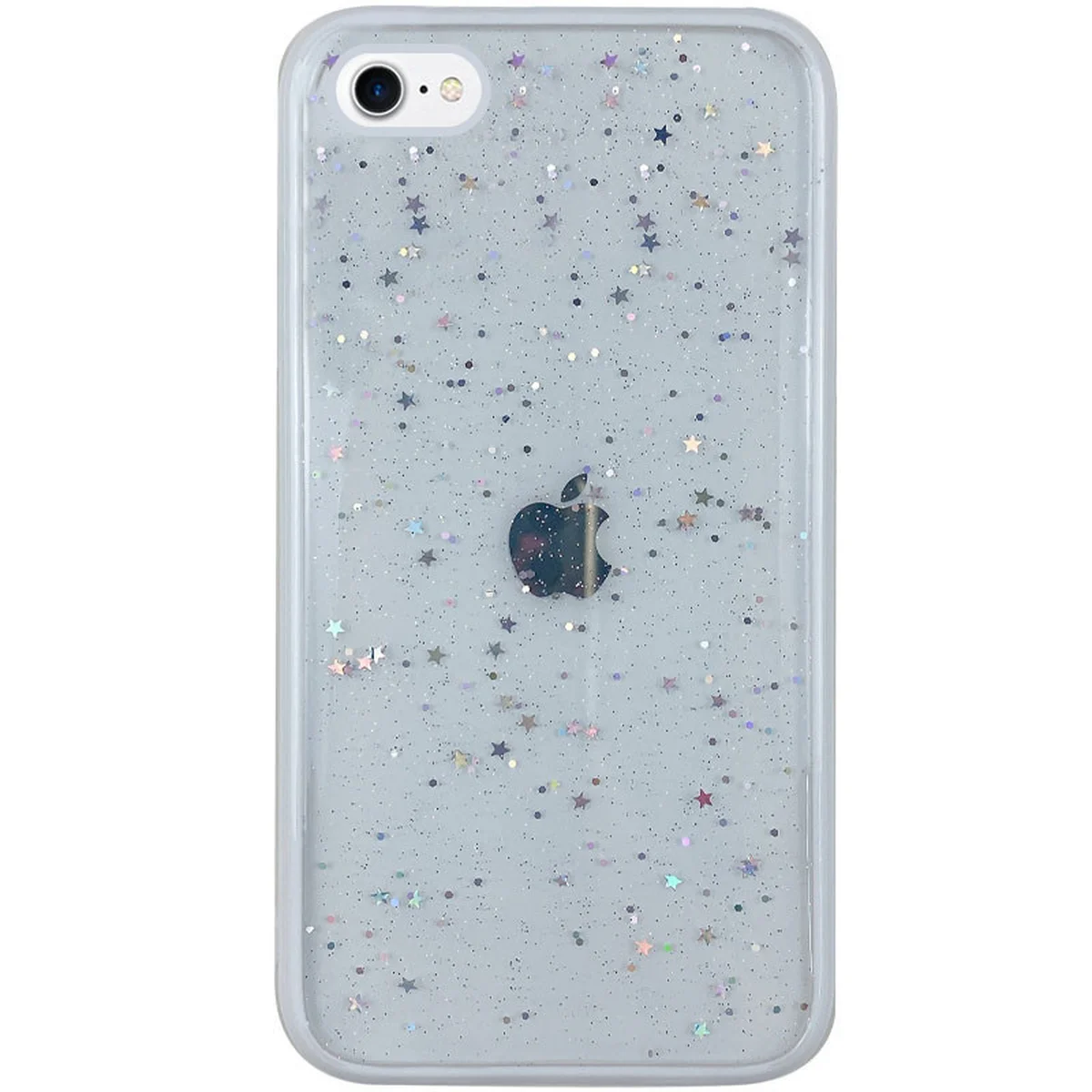 TPU + PC чохол Shiny Stars для Apple iPhone 7/8 / SE (2020) (4.7 ") Білий