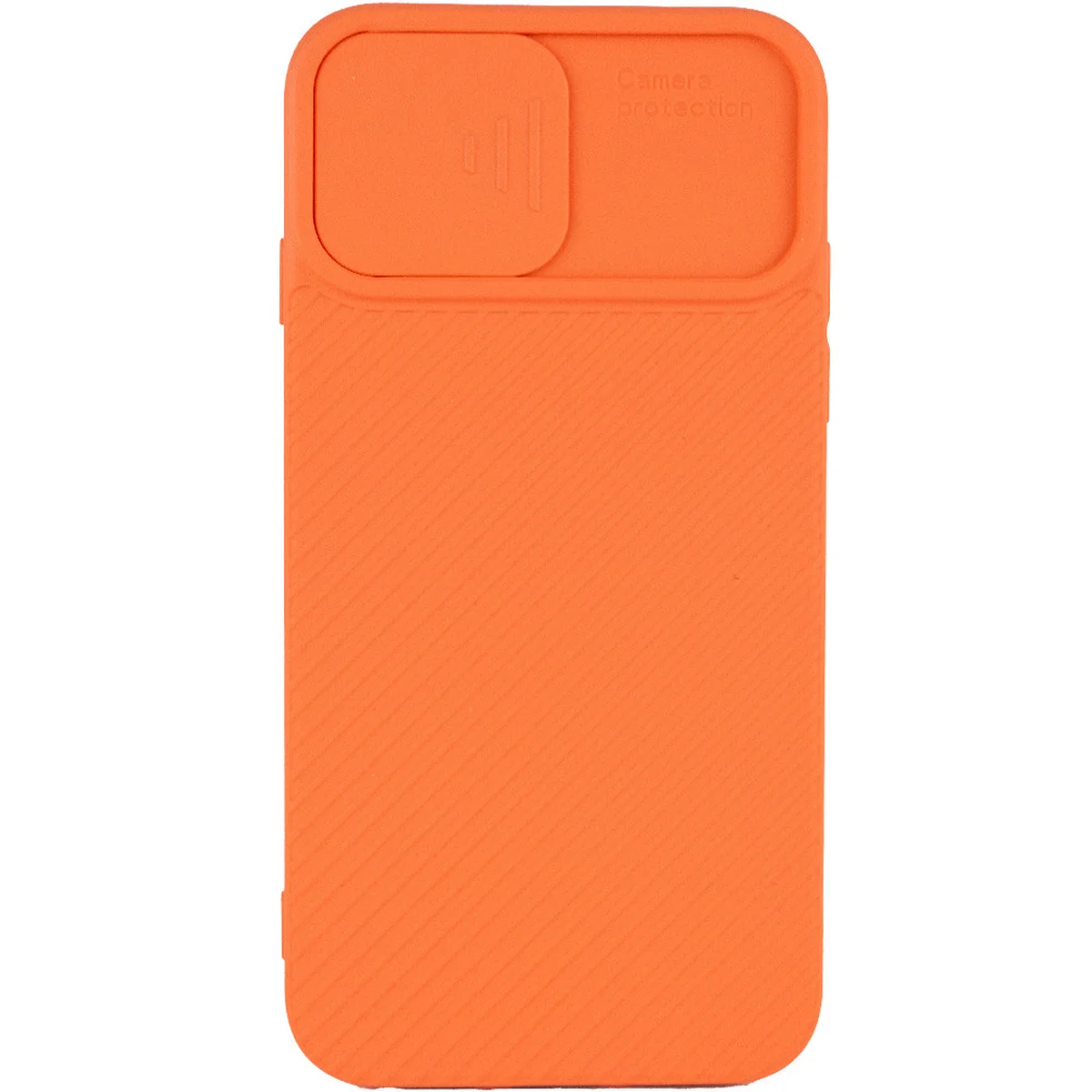 Чехол Camshield Square TPU со шторкой для камеры для Apple iPhone 7 / 8 / SE (2020) (4.7") Оранжевый