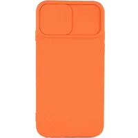 Чехол Camshield Square TPU со шторкой для камеры для Apple iPhone 7 / 8 / SE (2020) (4.7") Оранжевый